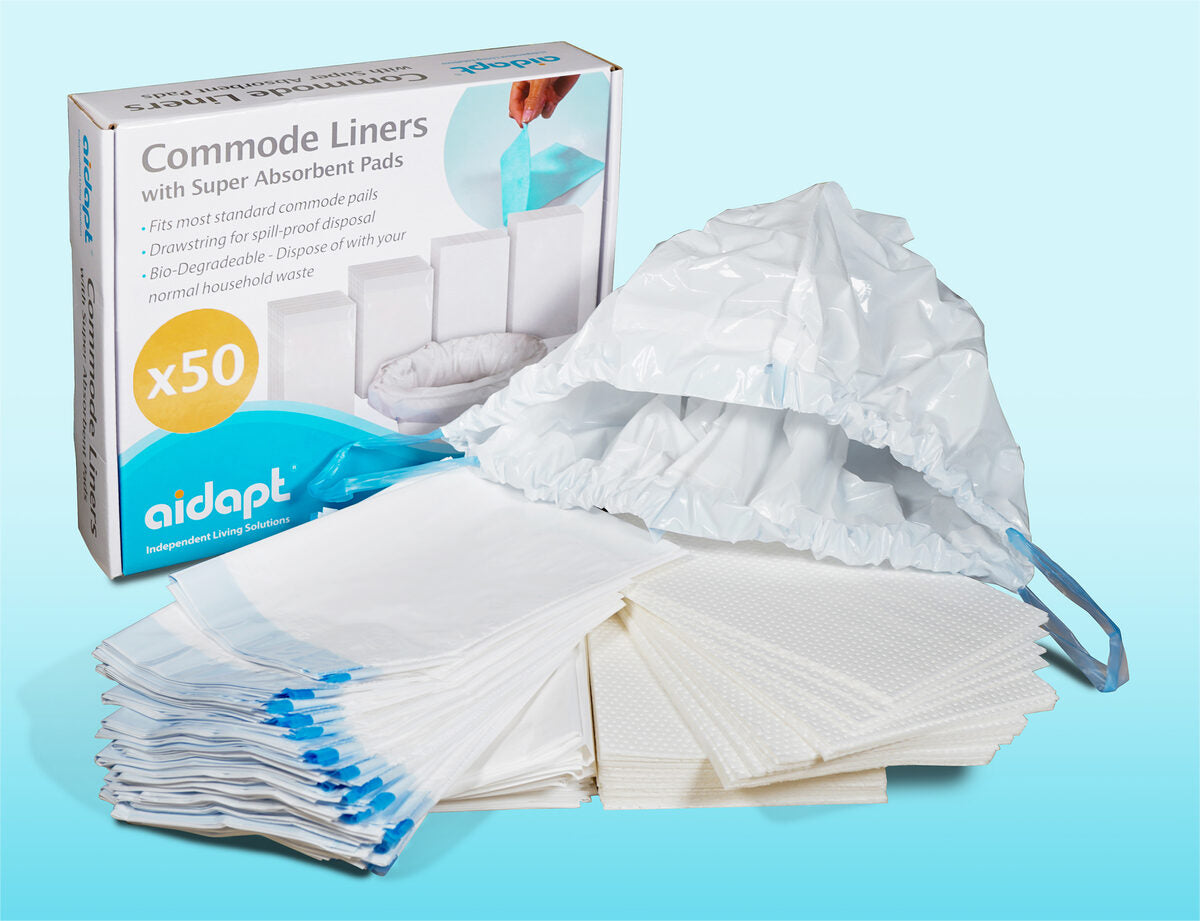 Toiletemmer zakken met absorberende pads