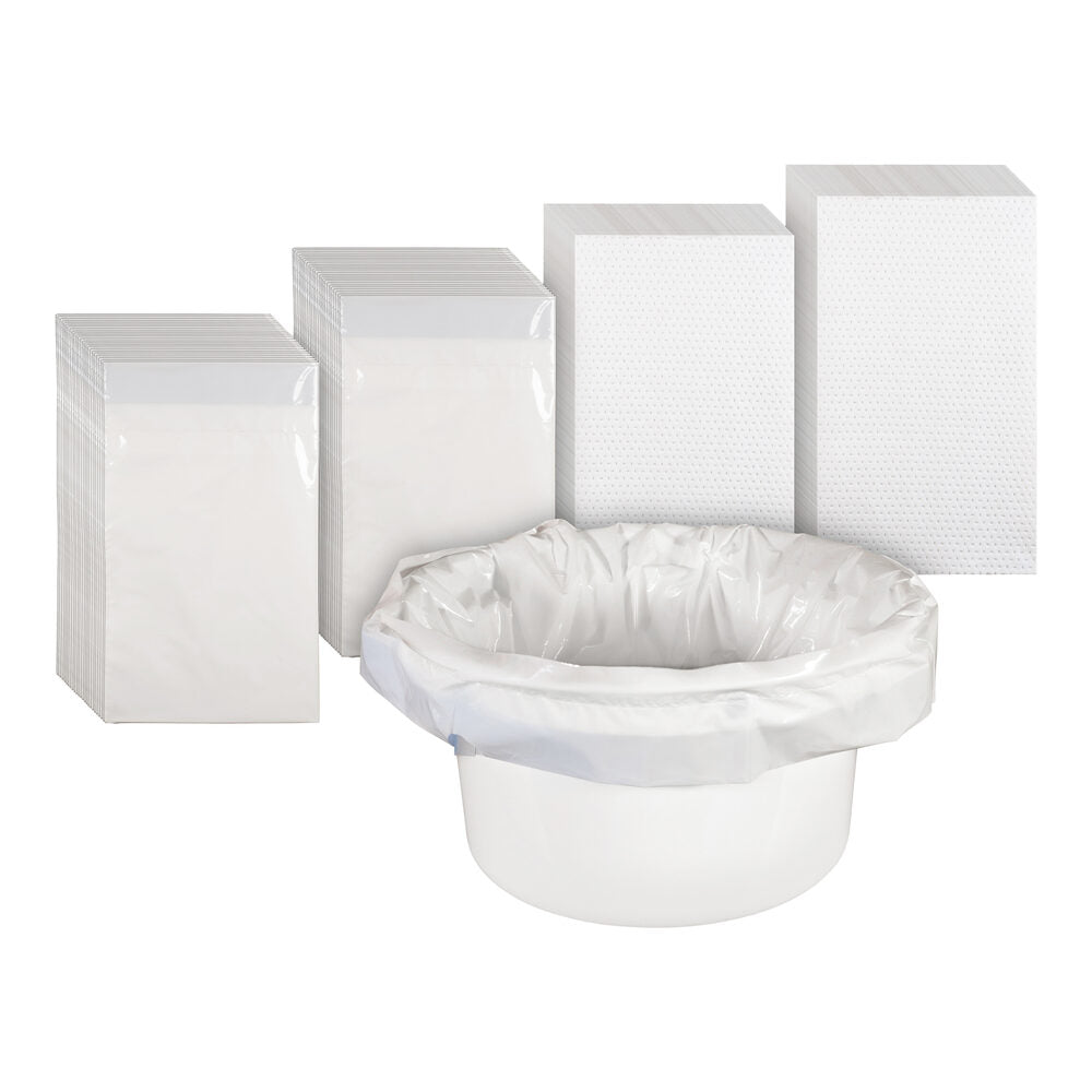 Toiletemmer zakken met absorberende pads