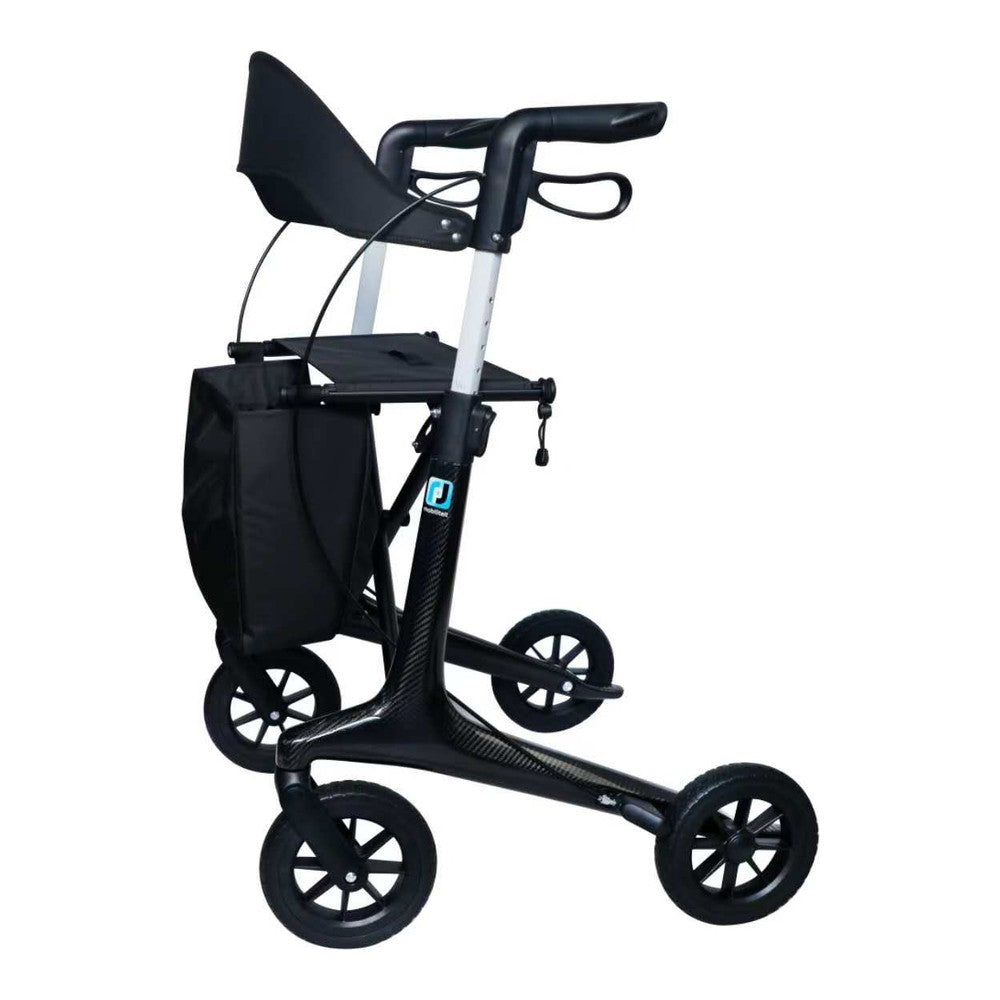 Carbon rollator zwart