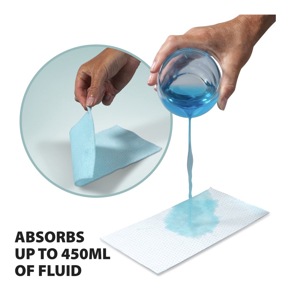 Toiletemmer zakken met absorberende pads - 50 stuks